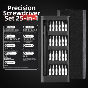 Multifunction Home & Electronics Repair Screwdriver Set 25 Pieces