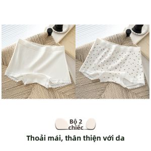 Quần lót nữ MiiOW vải cotton lưng thấp thoáng khí kháng khuẩn - mùa hè 2025