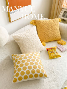 Nệm Ghế Sofa Phòng Khách Phong Cách Bắc Âu Dễ Thương Nệm Đầu Giường Không Có Núm Vùi Vào Bên Trong Nệm Trang Trí Phòng Khách