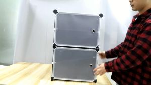 HOMIX Rak Sepatu Tertutup Shoe Box Storage Anti Debu 4/6/8 Layer Rak Sepatu Minimalis Kotak Sepatu Portable