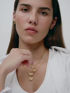 AGATHA | Vintage Gold Coin Elegant French Necklace