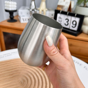 แก้วน้ำดื่มแบบมีฝาปิดด้วยเหล็กไมโครเวฟ 304 ทรงกลมใหญ่ แก้วกาแฟ แก้วนม แก้วเบียร์ แก้วน้ำ แก้วพกพาที่ทนทานต่อการตกหล่น