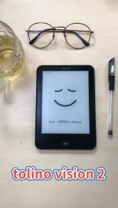 Tolino Vision2กันน้ำทุกวัน6นิ้ว Ereader Tap2filp E-Ink 1024X758เครื่องอ่าน Ebook หน้าจอสัมผัสระบบ Android WiFi  Scanners
