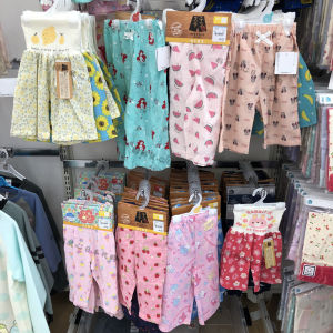 Cute Cool Quick Dry Mosquito Proof Cotton Muslin Pants for Girls Summer Lightweight Comfortable Breathable Non-Fleece Kids Trousers