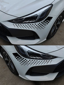 Cool Coffee MG5 หน้ารถตกแต่งรถยนต์สีสันสดใสสุดเก๋สำหรับรถยนต์ MG5 สไตล์เฉพาะตัว หน้ารถยี่ห้อ MG5 ป้ายตกแต่งรถยนต์