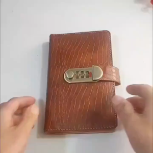 Large Capacity Currency Storage Book 100 Envelope Challenge Binder Reusable Waterproof PU Leather Saving Wallet Money Notebook With Password Lock Money Binder Wallet Banknote Colletion Booklet Password Lock Wallet