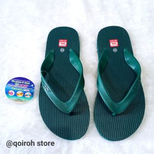Sandal jepit ando pria hawaii laki laki hijau