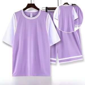 Bộ Đồng Phục Bóng Rổ Tay Ngắn Cho Nữ Bộ Đồng Phục Thể Thao Cho Học Sinh Nam Đội Hình Tham Gia Hoạt Động Đội Hình Thi Đấu