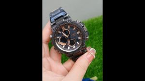 Luvliez Zhop นาฬิกาหัวเหล็ก สายเหล็ก ยี่ห้อ D-ZINER (ดีไซเนอร์) แบรนด์แท้ 100%พร้อมกล่องปั้มโลโก้