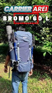 Tas Gunung / Carrier Premium Bromo 60 Liter Arei Outdoorgear