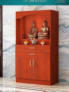 ตู้พระ ชั้นวางพระ หิ้งพระ ตู้พระโมเดิร์น ไม้MDF คุณภาพดี ไม้หนา รองรับน้ำหนักได้ดี โต๊ะหมู่บูชา ถูกที่สุด