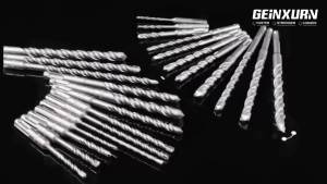 Bộ Mũi Khoan Geinxurn 4 Inch SDS Plus Đầu Carbide Siêu Sắc Khoan Nhanh Dùng Cho Máy Khoan Búa Xoay Dụng Cụ Điện Đồ Dùng Tự Làm