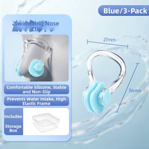 GUOQI | Swimming Nose Clip for Adults and Kids Preventing Water Inhalation