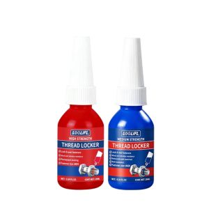LOOLIFL | 50ml Thread Locking Screw Glue Fast Curing Thread Locking Agent Anaerobic Adhesive Corrosion-Resistant Anti-Loosening Glue