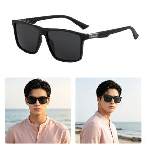 MENSPE Men Sunglasses TAC Polarized Sunglasses UV400 Sunglasses Elastic Paint Design Fashion Sunglasses Fashion Personality Sunglasses Safety Driving Sunglasses Light Weight Sun Glasses