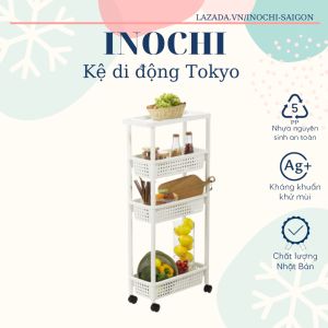 Kệ di động Inochi Tokyo (dễ lắp ráp dễ di chuyển phù hợp không gian sống)
