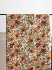 Vải Nỉ Dày Dặn Kiểu Mỹ Sơn Dầu Thêu Hoa Vải Trải Bàn Vải Đệm Ghế Vải Thủ Công Vải Đầu Tiên Vải Nỉ Mùa Xuân