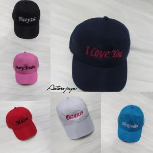 Topi Baseball Anak Laki Laki Perempuan Custom Nama Suka Suka