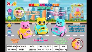 Mainan Anak Mobil Mobilan Berjalan Motif Hewan 1609