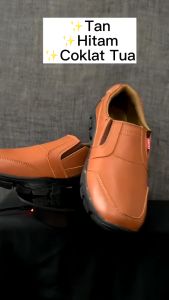 Sepatu Pantofel Pria ALOPE F 12 Slip on kulit sintetis size 39-43