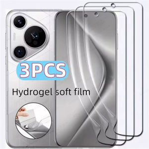 3PCS Soft Screen Protector for Huawei Pura 80 70 Ultra Hydrogel Film for Huawei P60 P50 P40 Pro Plus P40 P30 Lite Not Glass