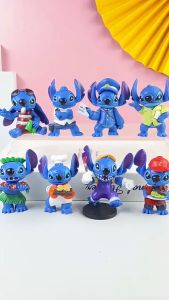 Bộ 6 Mô Hình Phim Hoạt Hình Lilo & Stitch Mô Hình Cao 6cm Decor Trang Trí Bộ Sưu Tập Nhân Vật Yêu Thích