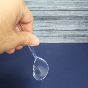 Sendok Makan Plastik TIRTA Bening / Sendok Makan Kathering / Sendok Makan Plastik Premium / Sendok Bening Merk TIRTA 1 Pack Isi 25 Pcs