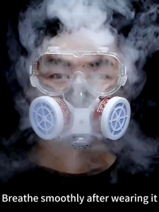 Half Facepiece Reusable Respirator gas mask 6502-7 in 1 Filter 99% of harmful gases spray paint/formaldehyde/dust/poison topeng gas beracun gas paint mask dust mask respirator mask