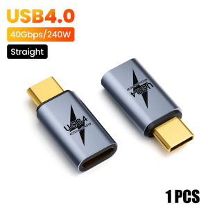 40Gbps 240W USB4.0 Type C Adapter Fast Charging 90 Degree Elbow USB C to C 8K 60HZ OTG Converter Adapter for iPhone 17 16 Laptop