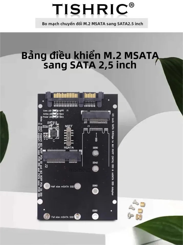 Tishric Ngff Msata Ssd Sang Sata Adapter Pci-e Riser