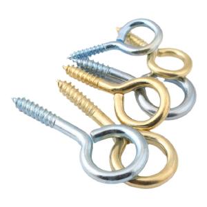 POWER&STRONG | Galvanized Self-tapping Eye Screw Hook