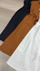 SV 6102 - Thevera Dress | Silvervogue | Gaun Katun Stretch Midi Pakaian Kasual Wanita