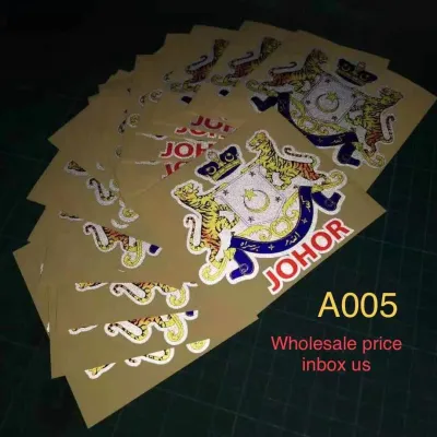 Johor Logo Reflective Print & Cut Sticker ( A005 )