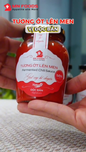 Tương Ớt Lên Men Mịn 205g - Vị Độc Bản Lên Men Tự Nhiên Không Chất Bảo Quản