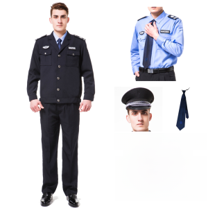 New Security Guard Work Clothes Suit Mens School Property Security Uniform 2011 Style Security Uniform Spring Autumn and Winter Clothing