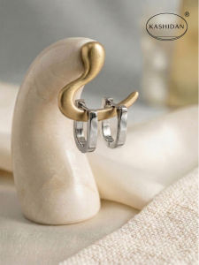 Fashion Stainless Steel Gold Earrings Womens U-Shaped Jewelry Hoop Earrings Hoop Earrings Jewelry Gift Fashion Accessories