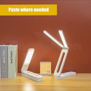MKEPS LED Double Head Table Lamp: A Rechargeable Desk Lamp for Study & Reading