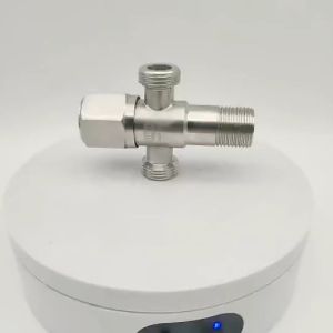 angle valve 2 way Stainless Steel Toilet Faucet Angle Valve For Toilet Bidet Faucet 1/2"x1/2"