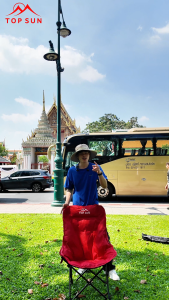 Loveme เก้าอี้แคมป์ปิ้ง เก้าอี้พับได้พกพา แคมป์ปิ้ง เก้าอี้พับได้ เก้าอี้ปิกนิก เก้าอี้พับ เก้าอี้ camping เก้าอี้พก