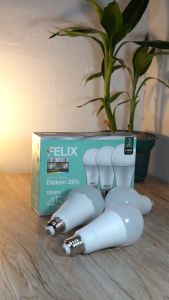 FELIX PREMIUM LED 19W Putih 3Pcs Super Terang Hemat 90% Bohlam Lampu E27 Setara 200W Garansi 3 Tahun
