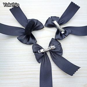 **โบว์เบิ้ล**โบว์นักเรียน กิ๊บติดผม(แผงละ6ชิ้น) ยางมัดผมนักเรียน สวยน่ารัก ผ้าดี มีหลายสี ตัวเลือก3แบบ ยาง กิ๊บหนีบ กิ๊บสปริง