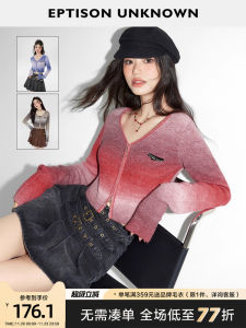 Eptison Knitted Sweater Womens Short Style New Years Fashion Outerwear Vintage Spicy Girl Fall 2025 New Arrival