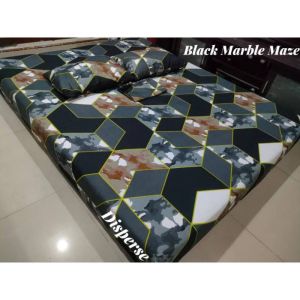 Sarung Kasur 200x200 Tinggi 5cm 10cm 15cm 20cm Sprei Resleting Busa Super King Bahan Microtex
