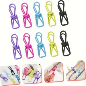 Chip Clips ClothespinPhoto ClipUtility PVC-Coated Steel Clip for Food Package Chips Bag Clothes Parper Pack of 20 2 Inch