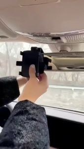 Tempat Holder Mobil Jepit HD35 360° 3in1 Car Holder Penyangga HP GPS HD35