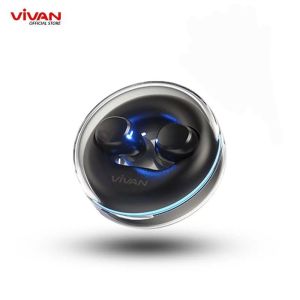 TWS Earphone Earbuds Bluetooth Vivan Space Mini ENC Noise Cancellation Mini Design Original Bergaransi