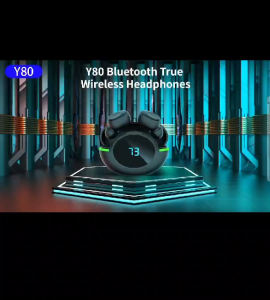 Earphone Y80 Wireless Headphone Touch Control Fone Bluetooth 5.1 Earphones For Xiaomi Sports Waterproof Headset Earbuds with Mic