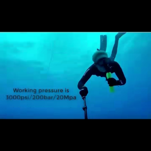 Riswaveo 0.5L Scuba Diving Tank với bao kín mặt Mặt nạ ống thở hỗ trợ khoảng 5-10 phút phổi Tank Sub Mask cho snorkeling thăm dò dưới nước