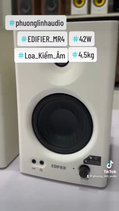 Loa máy tính Edifier MR4 để bàn Công suất 42W Kiểm âm đầu vào Balance ...