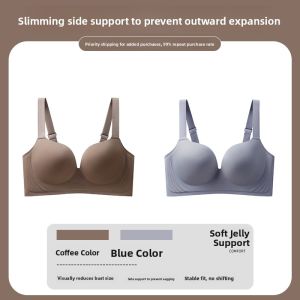 JIAZINI | Summer Thin Underwire-free Push-up Bra for Large Breasts